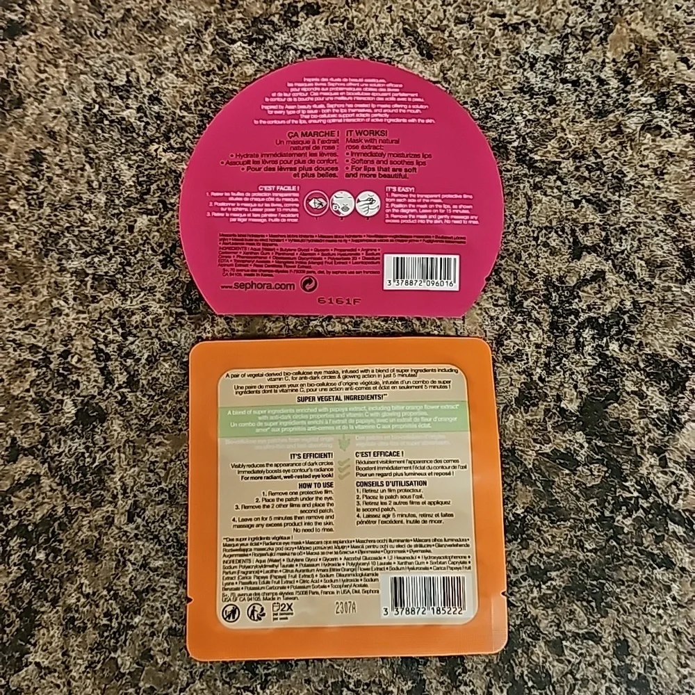 Sephora Collection Sheet Mask Bundle Hair Hand Eyes Lips Foot 6pc NIP